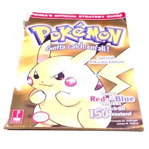 Prima's Official Pokemon Yellow Edition Strategy Guide Special Pikachu Edition